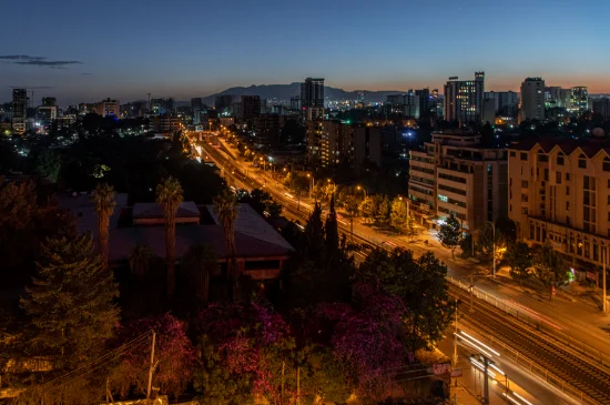 Panorama di Addis Abeba