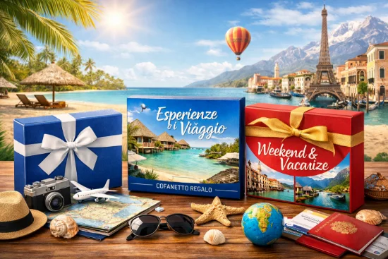 Migliori cofanetti regalo per viaggi e vacanze