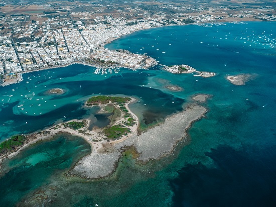 Porto Cesareo visto dall’alto