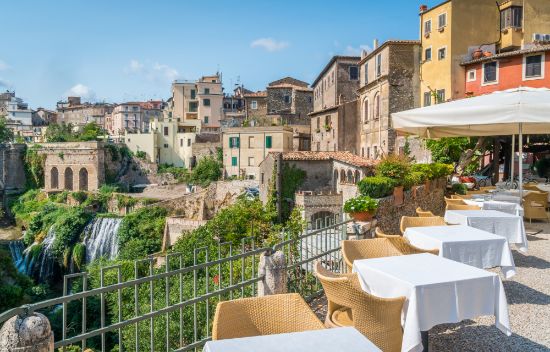 Vista panoramica a Tivoli, Lazio