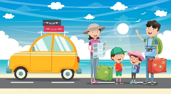 Noleggio auto con famiglia e bambini