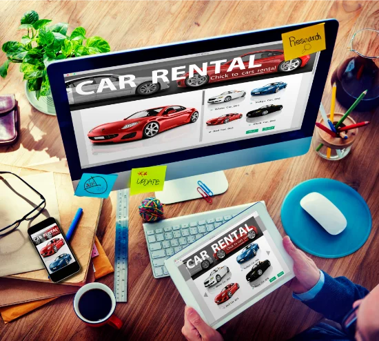 Prenotazione online di un’auto a noleggio