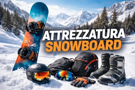 Cosa serve per lo snowboard: attrezzatura necessaria e costi